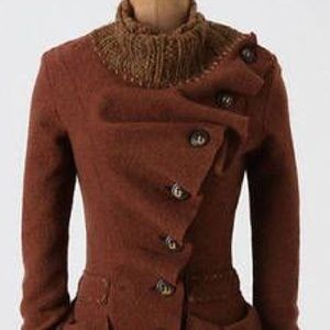 Anthropologie Gro Abrahamsson 100% WOOL size small