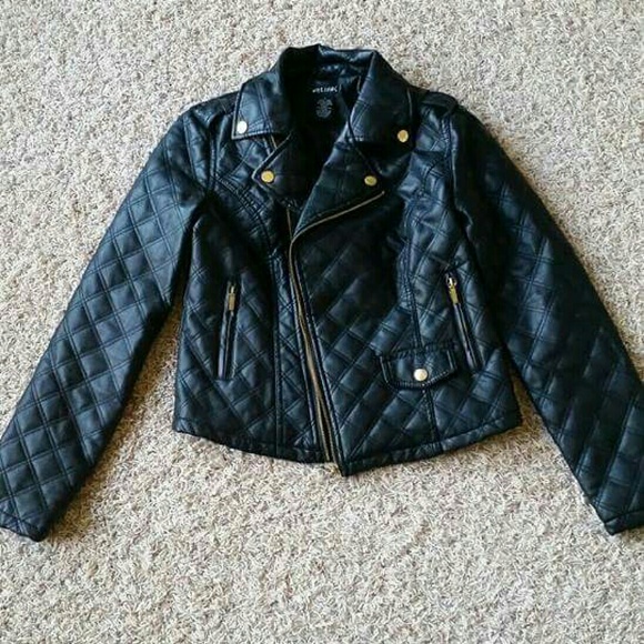 Faux leather jacket