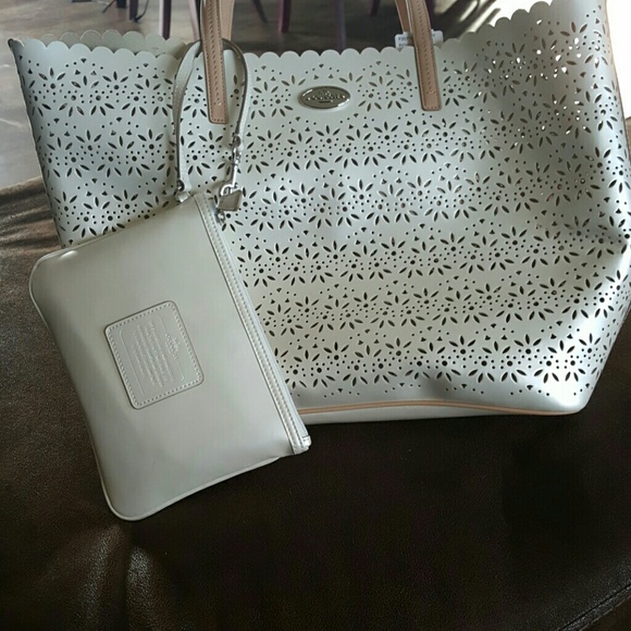 coach bag with smaller bag *trades only*