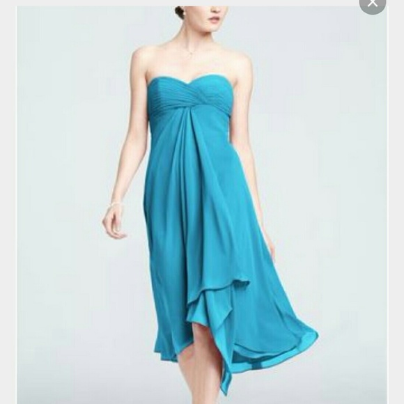 DAVIDS BRIDAL Chiffon Gown - Picture 3 of 3