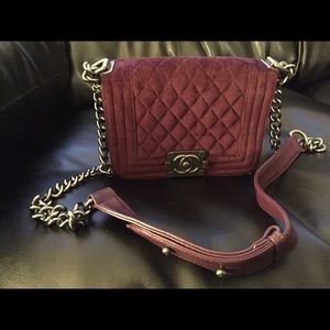 Purple Velvet bag