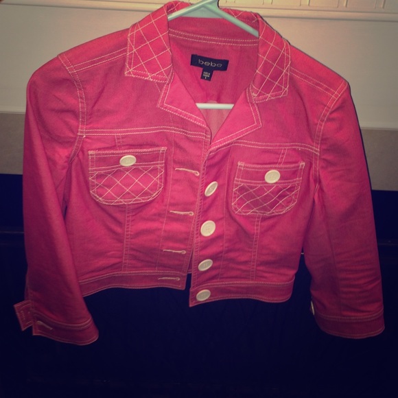 BEBE - Barbie Pink Jacket Size Small