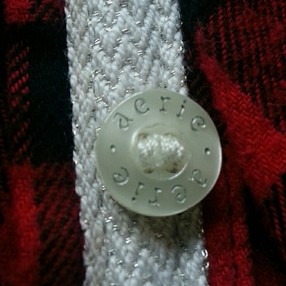 Aerie plaid pajama top - Picture 3 of 3