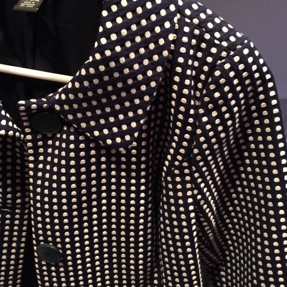 Classy & Adorable Alfani Navy Polka Dot Sz 4P - Picture 2 of 4