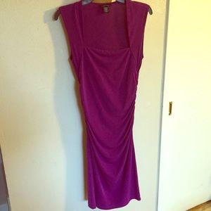 Victoria's Secret Catalog Fuchsia Midi Dress