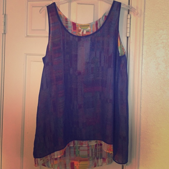 Blue tank top