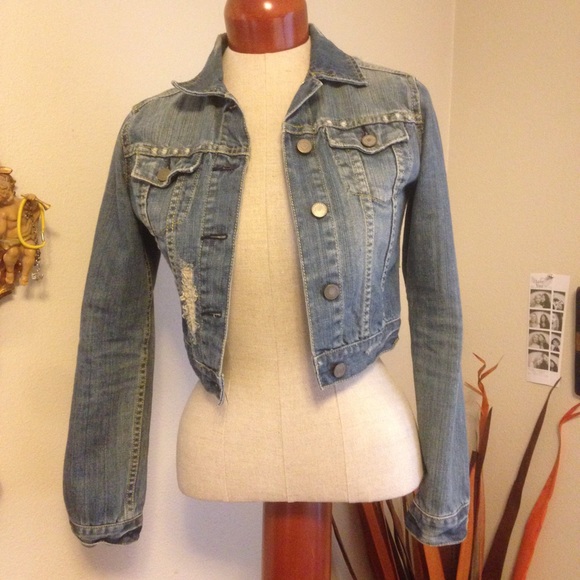 NWOT AMERICAN EAGLE JEAN DENIM JACKET - Picture 1 of 4