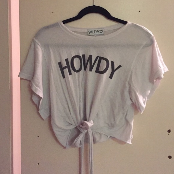 Howdy Wildfox Crop T