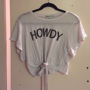 Howdy Wildfox Crop T
