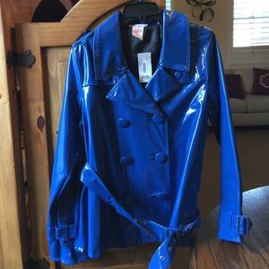 New Jazzy blue rain jacket