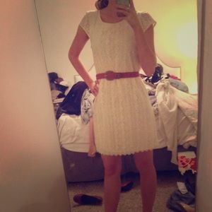 White lace dress