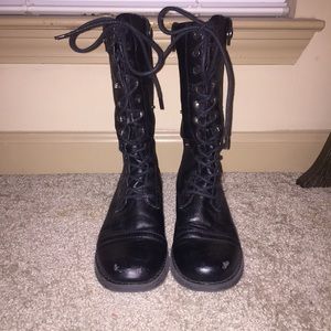 Madden Girl combat boots