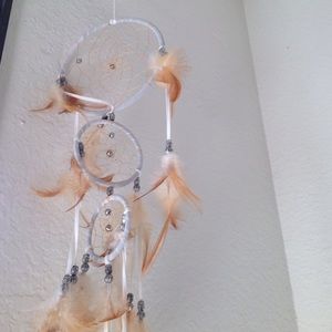 Large Beautiful Cream/Brown Dreamcatcher