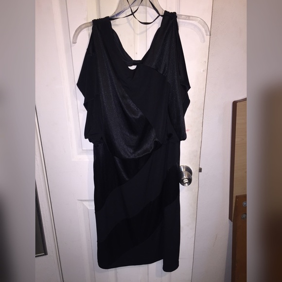 Black mini dress