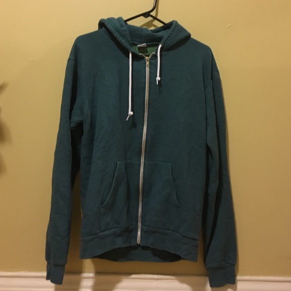 Cross dye American apparel hoodie