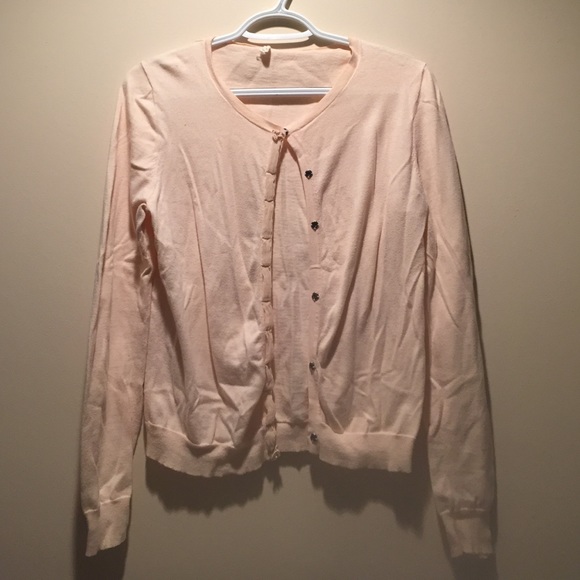 Light Pink J. Crew Cardigan