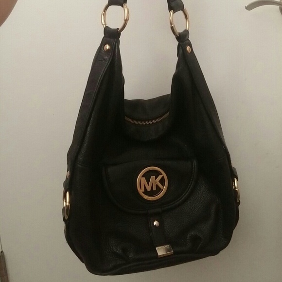MICHAEL Michael Kors Handbags - Michael kors leather black bag