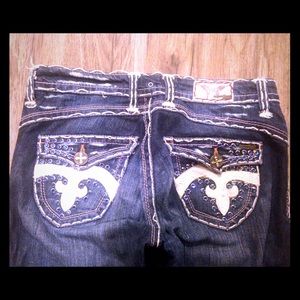 Laguna Beach Boot Cut Swarovski Crystal Jeans