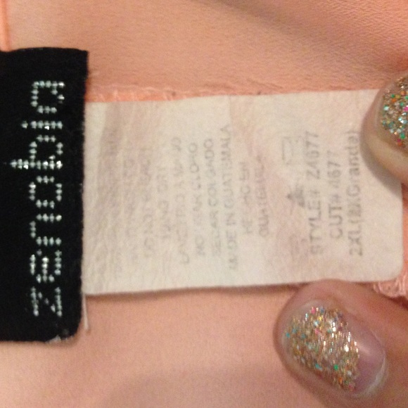 Peach oversized blouse - Picture 2 of 3