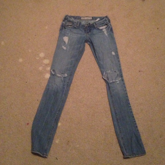 Ripped Hollister Jeans