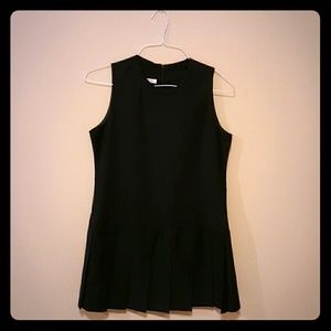 M.Second Korean Brand Black Pleated Dress