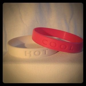 Hot & Cool rubber bracelets