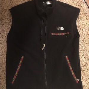 North face fleece vest
