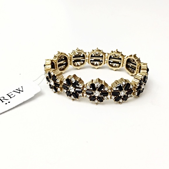 J.Crew Crystal Snowflake Bracelet- New w/Tags - Picture 2 of 3