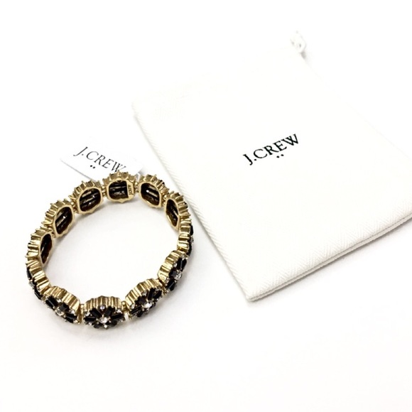 J.Crew Crystal Snowflake Bracelet- New w/Tags - Picture 3 of 3
