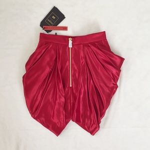 H&M Skirts - H&M x Balmain Red Skirt H&M Skirts - H&M x Balmain Red Skirt