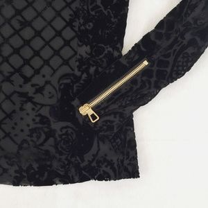H&M Tops - H&M x Balmain Velvet Top H&M Tops - H&M x Balmain Velvet Top