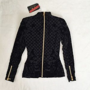 H&M Tops - H&M x Balmain Velvet Top H&M Tops - H&M x Balmain Velvet Top