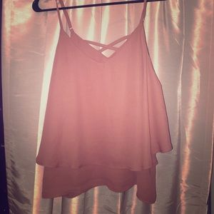 Mauve/Pink layered shirt