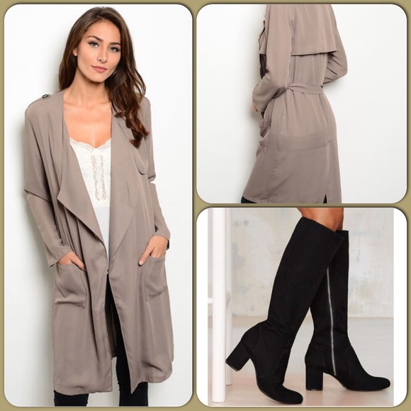 Pronto Jackets & Blazers - Chic Trench Coat-Host Pick