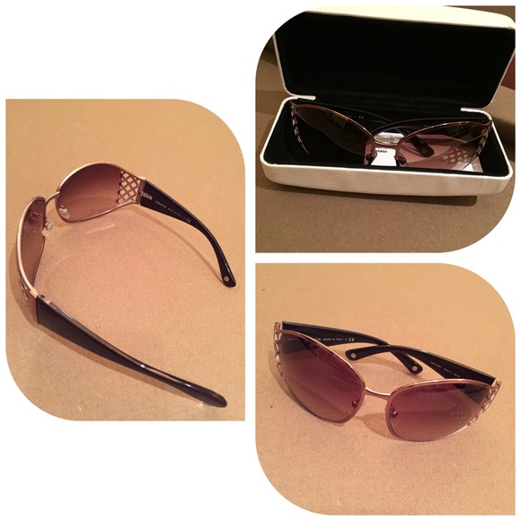 VERSACE VINTAGE GIANNI BRONZE SUNGLASSES - Picture 2 of 4