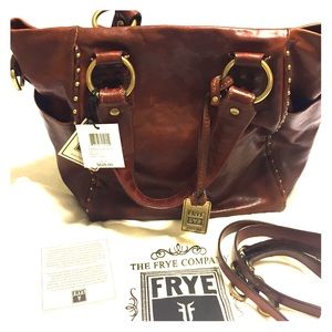 Frye handbag. two handle and or cross body