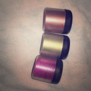 (3) MAC shimmer shadows.