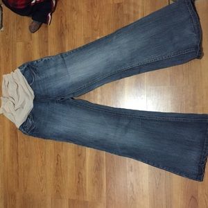 Flare leg motherhood maternity jeans
