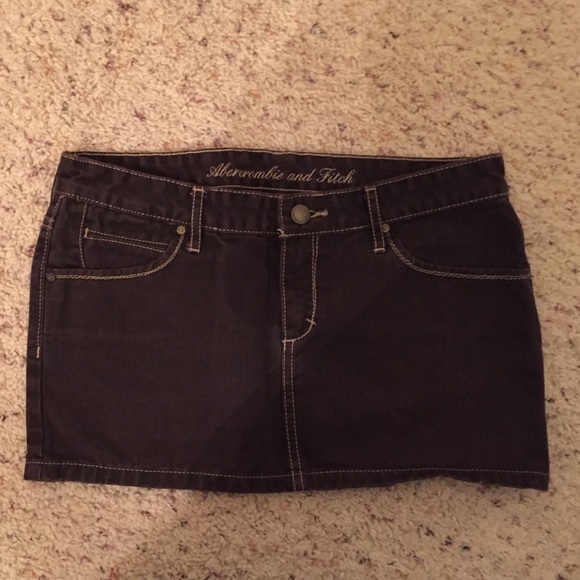 Abercrombie & Fitch Brown Denim Skirt - Picture 1 of 3