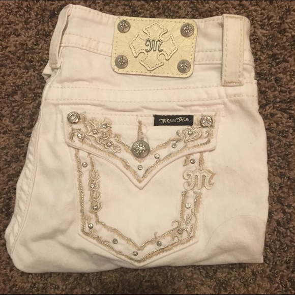 White Miss Me jeans