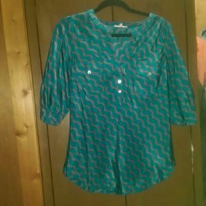 41hawthorn teal and grey shirt