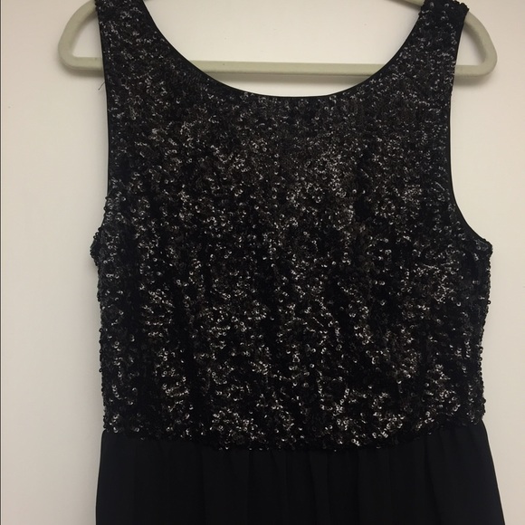 Black sequin dress