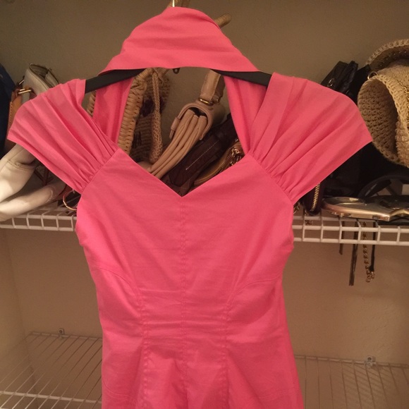 Bebe pink dress small - Picture 2 of 4