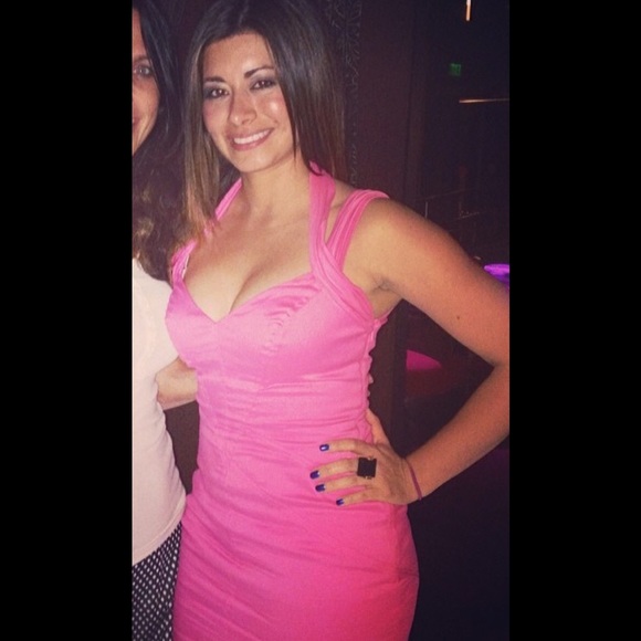 Bebe pink dress small - Picture 4 of 4