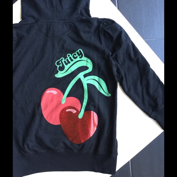 (BUNDLED) Juicy Couture cherry hooded shirt - Picture 4 of 4