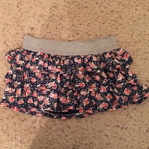 Hollister floral print skirt