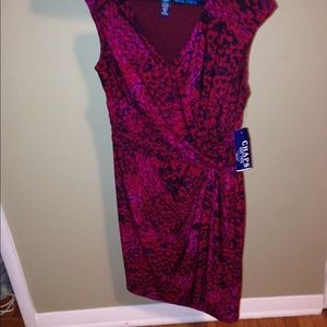 Chaps dress size petite large