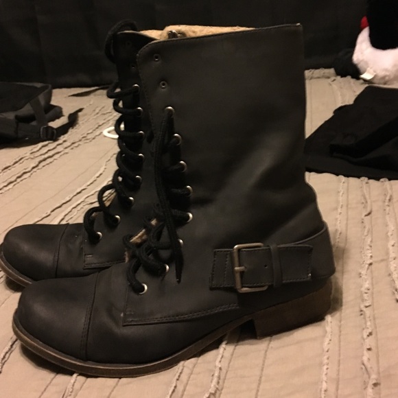 Lauren Conrad combat boots
