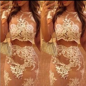 Lace two piece