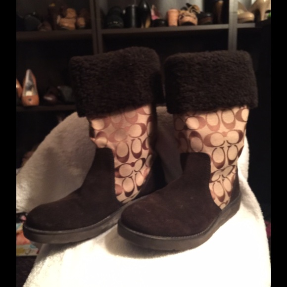 💯% Authentic COACH boots Sz 8.5